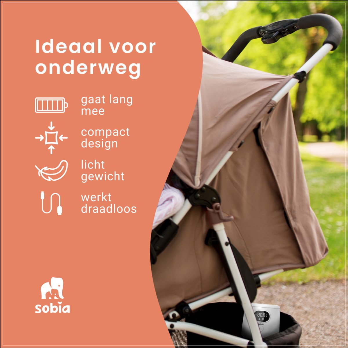 Houd je Baby’s Fles Warm Onderweg met de Draagbare Flessenwarmers van Sobia